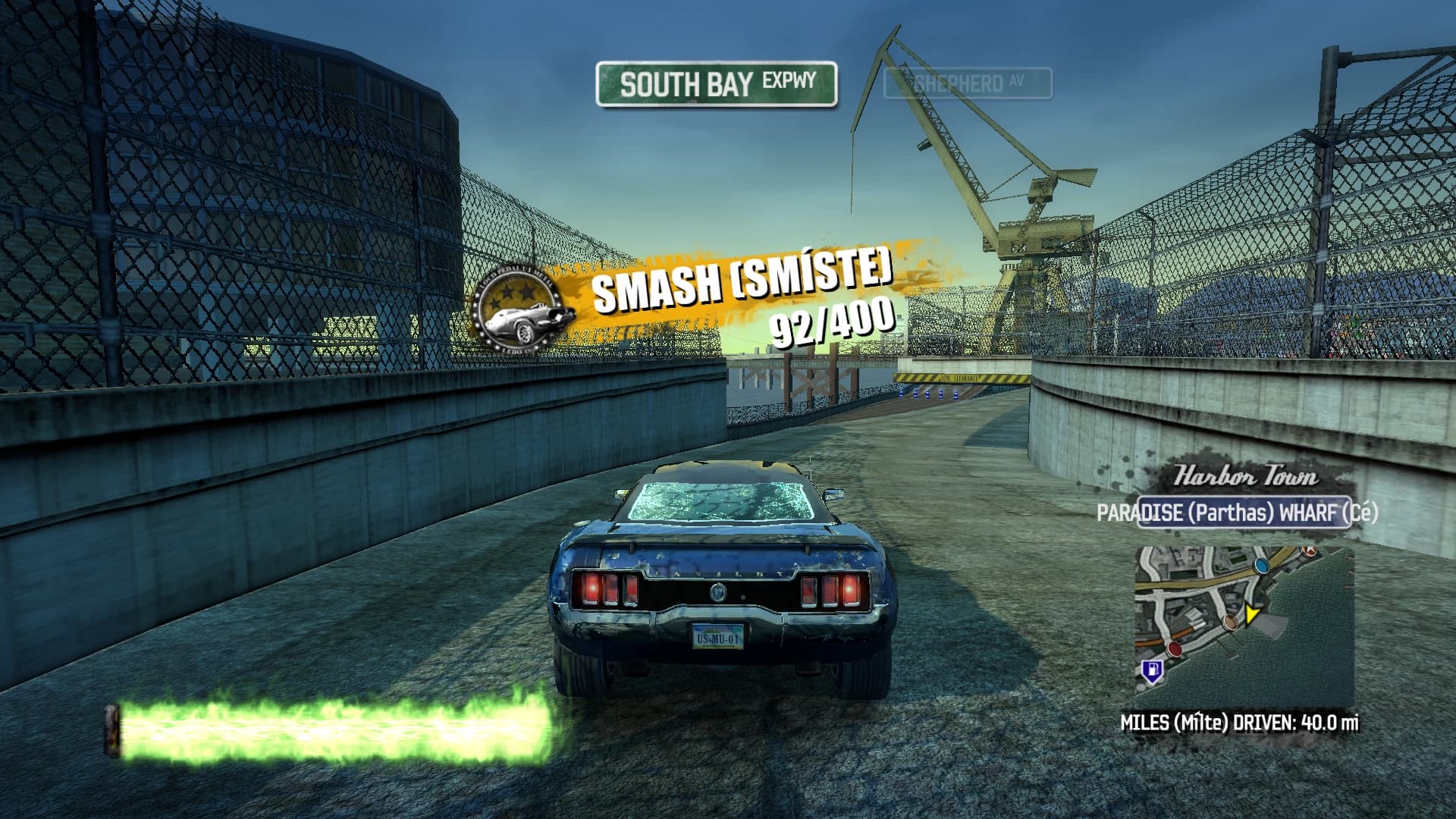 Learn Irish (Gaeilge) with Burnout Paradise