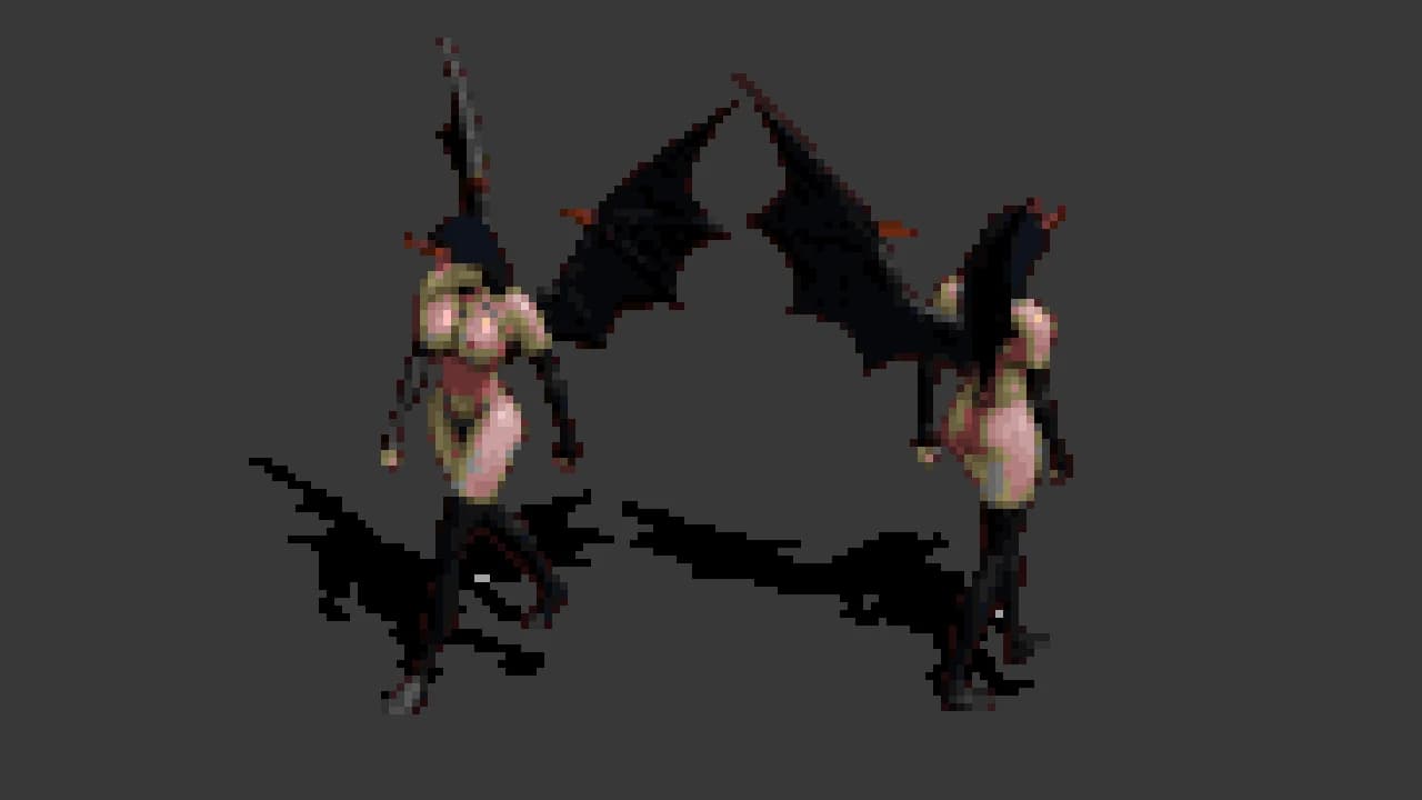 Walking like Succubus (a nude mod)