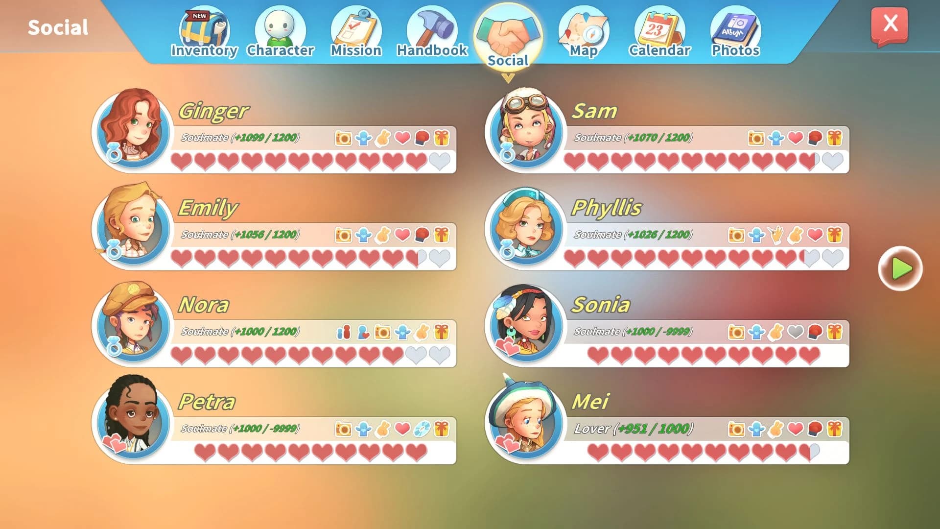 Multiple Romances