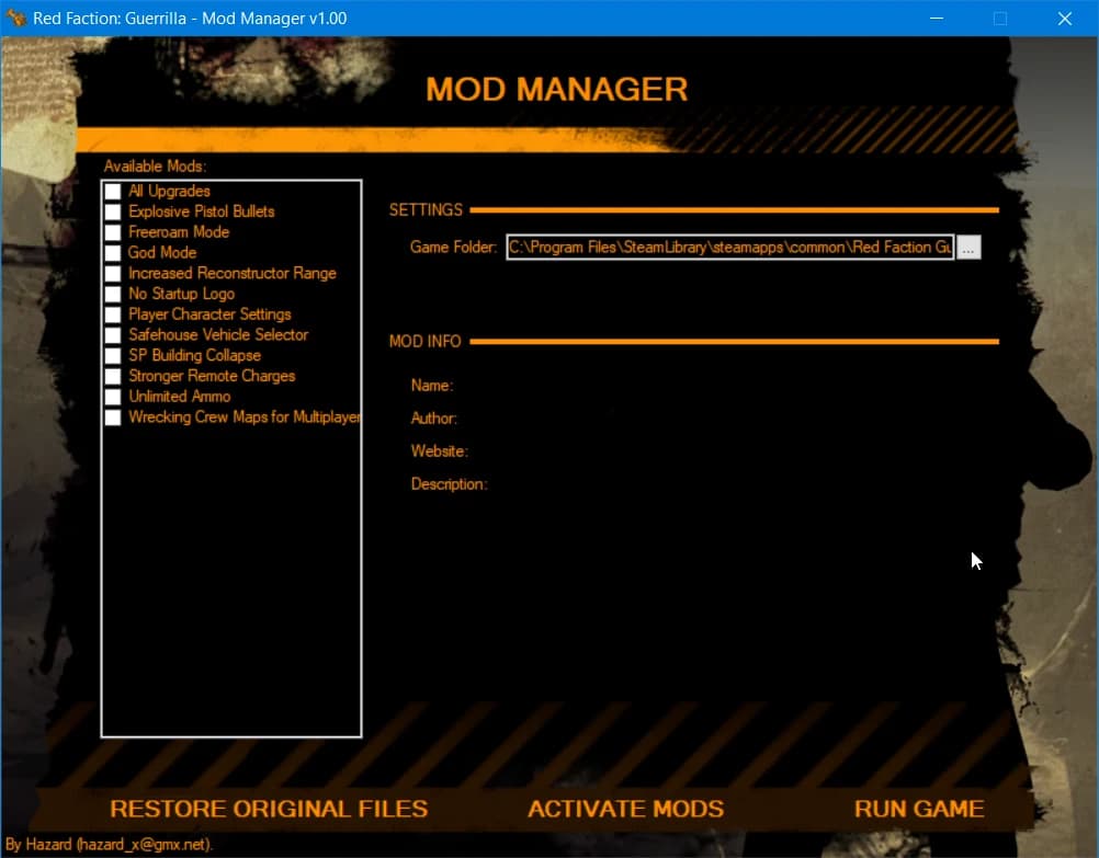 Mod Manager Re-mars-tered