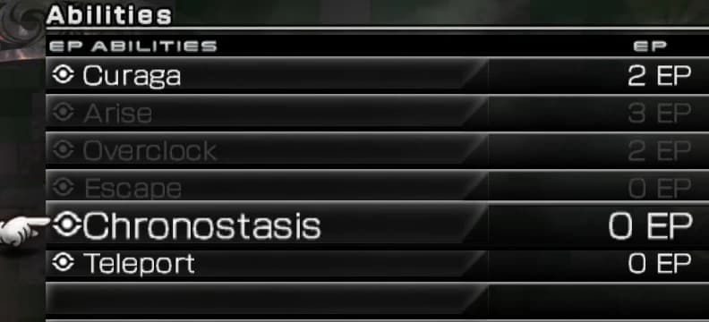 Free Chronostasis and Teleport
