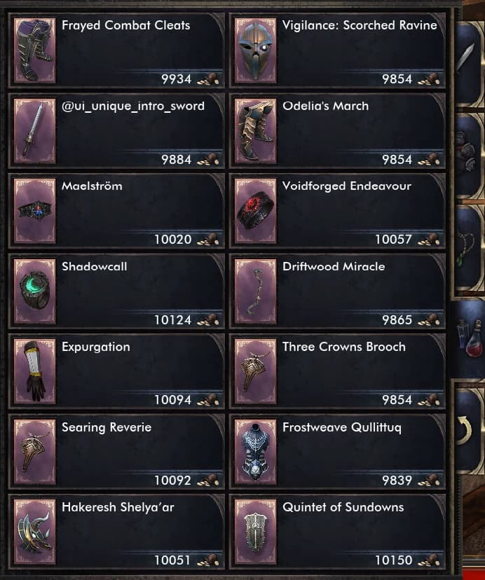 Merchant inventory overhaul