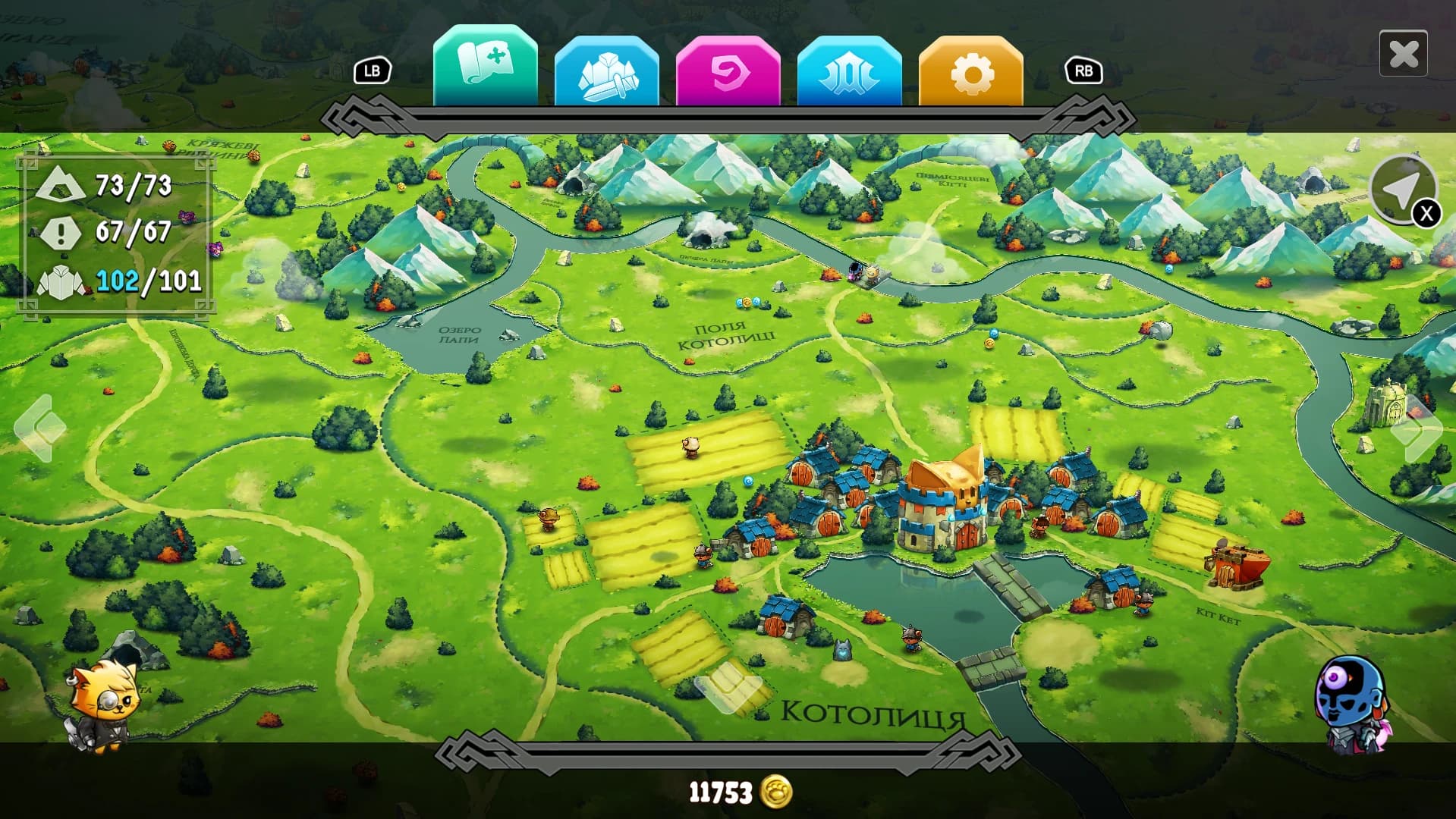 Ukrainian localization of Cat Quest II