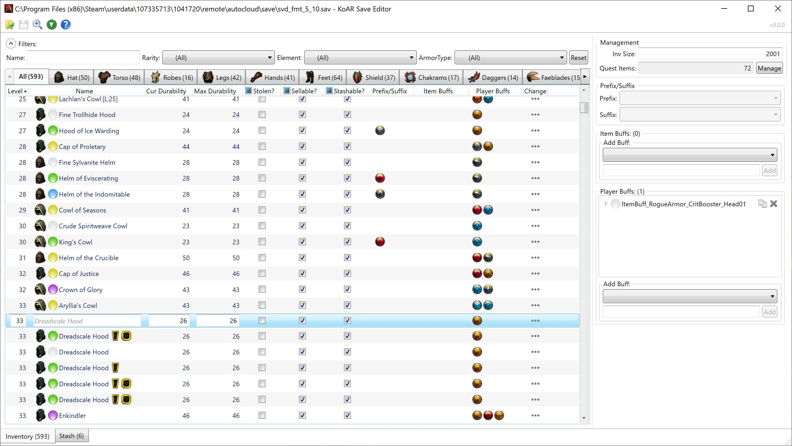 Kingdoms of Amalur Re-Reckoning Save Editor