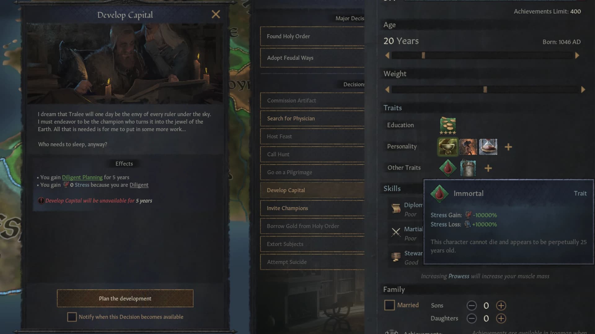 Immortality Trait