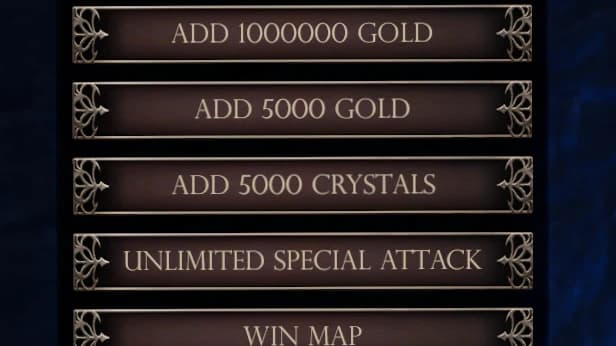 Cheat Menu