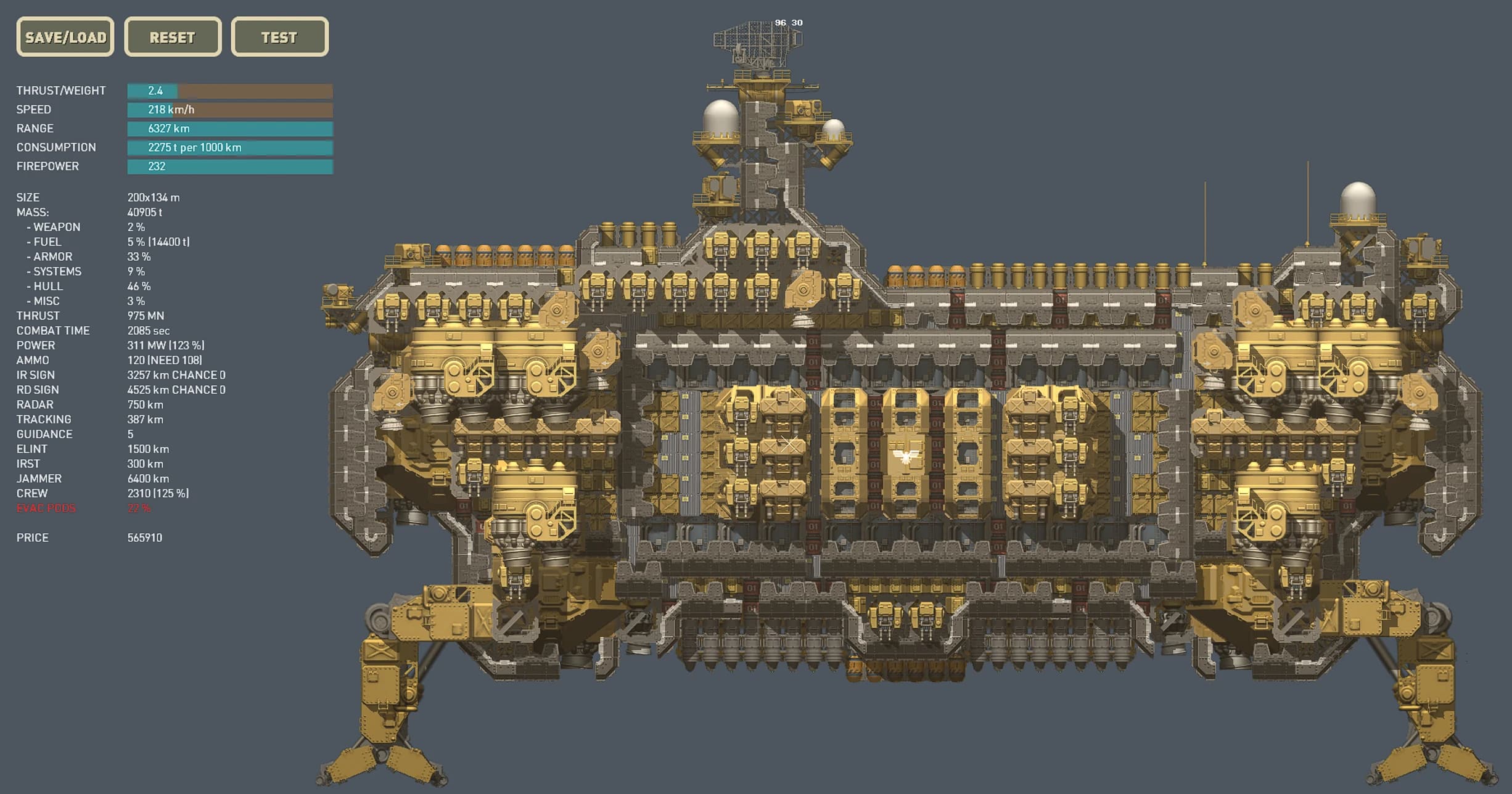 Highfleet rebalance mod