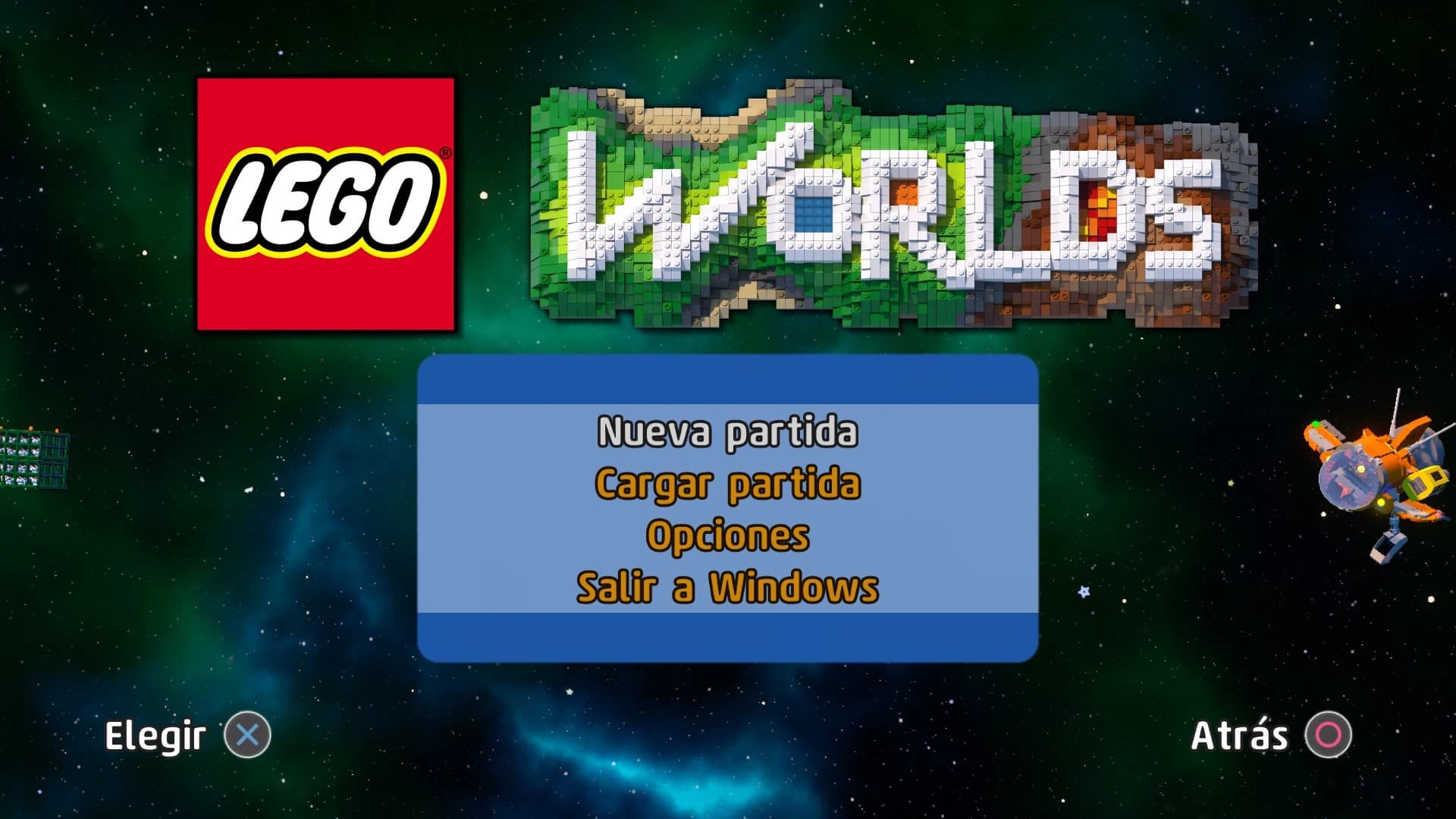 Playstation 4 buttons Lego Worlds