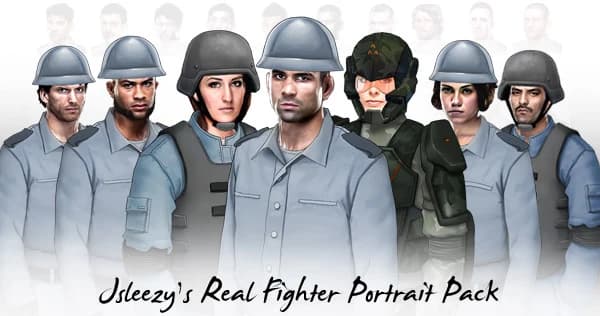 Jsleezy's Real Fighter Portrait Pack