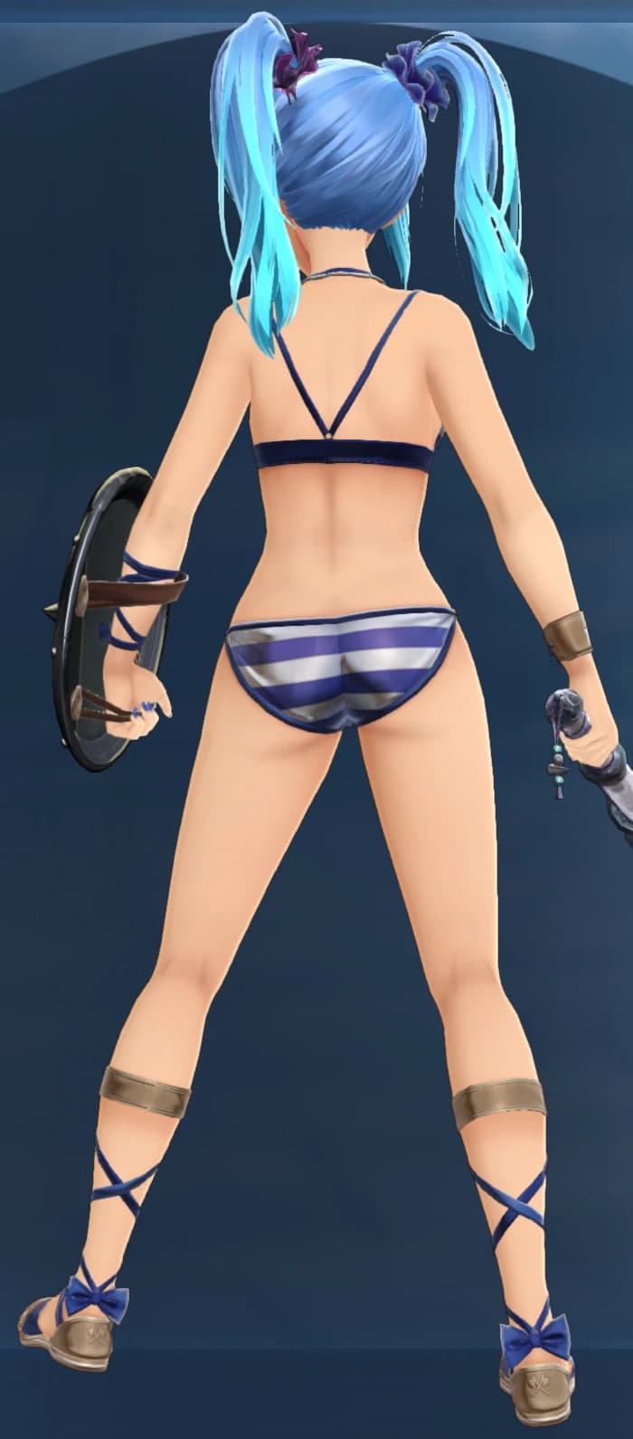 Skimpier Azure Mermaid With Jiggle Physics (v1.1)