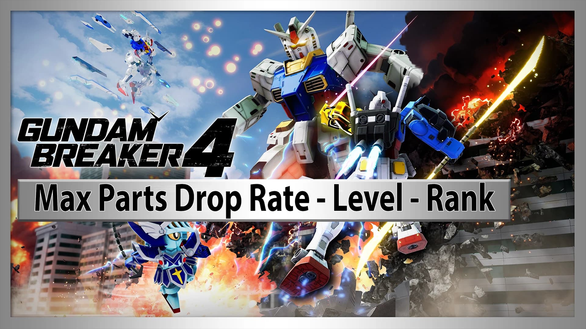 Max Parts Drop Rate - Max Level - Max Rank- Max Abilities (3 Versions)