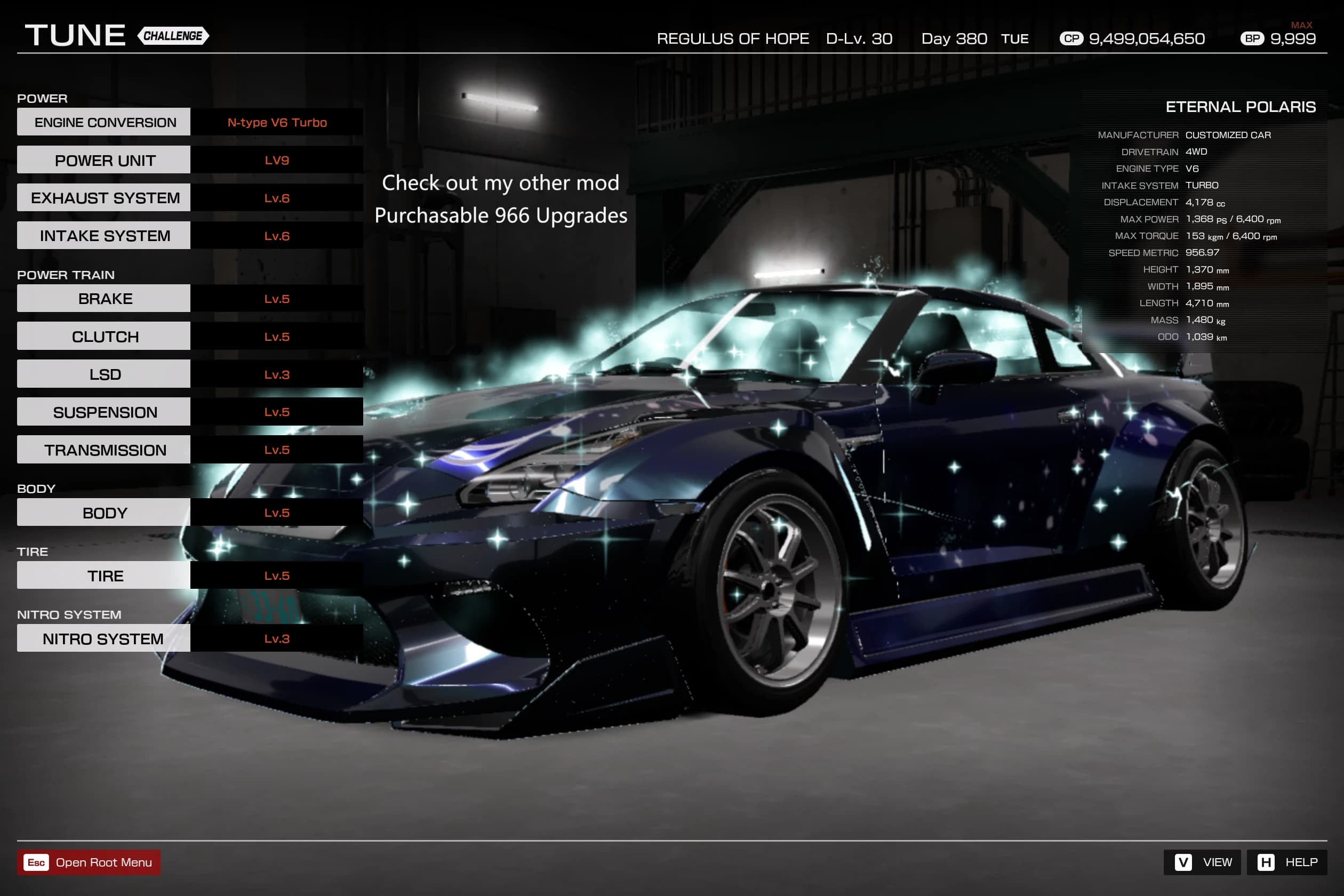 All Cars Customizable