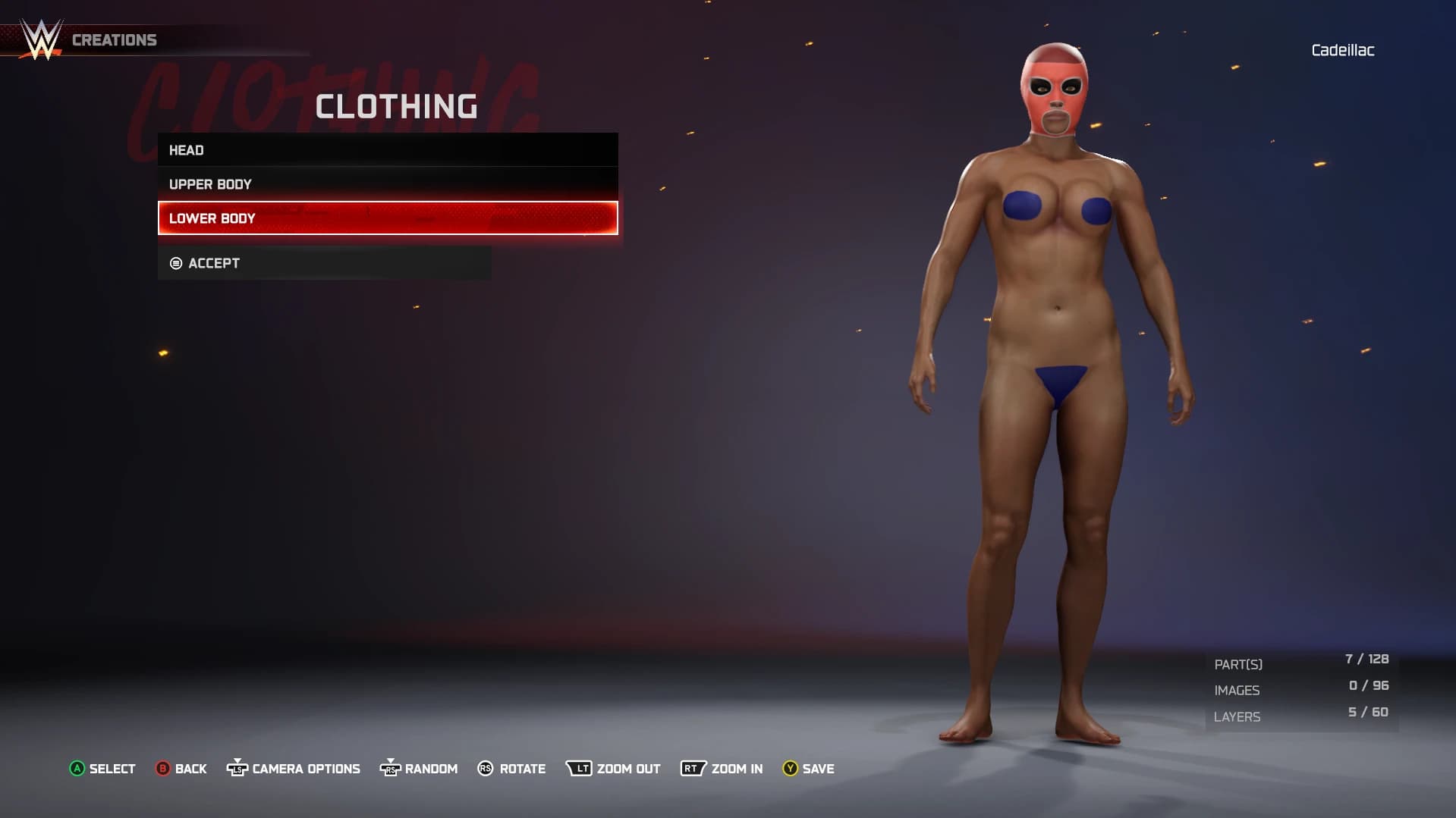 Create a Superstar Underwear Removal Mod