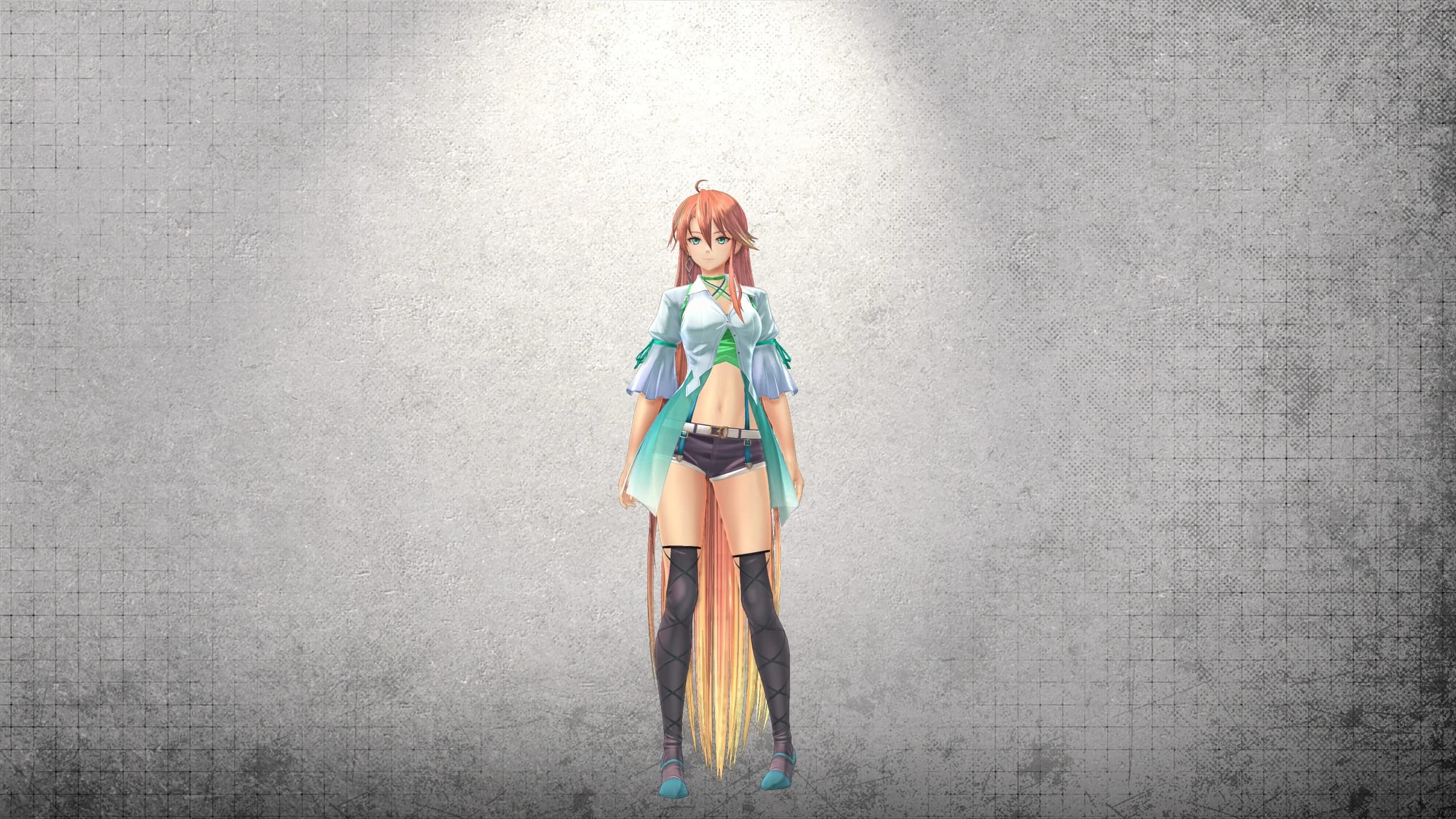 Judith (Tbeyond horizon outfit) floor length hair.