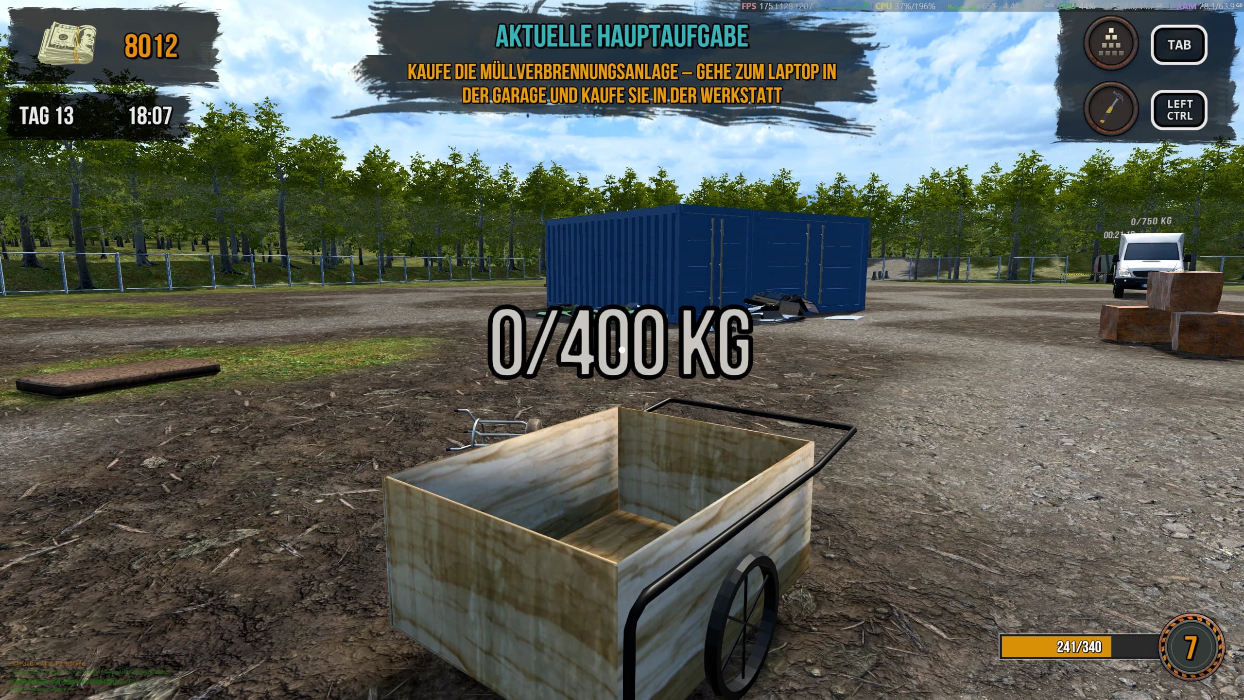 Junkyard Builder Weight Mod