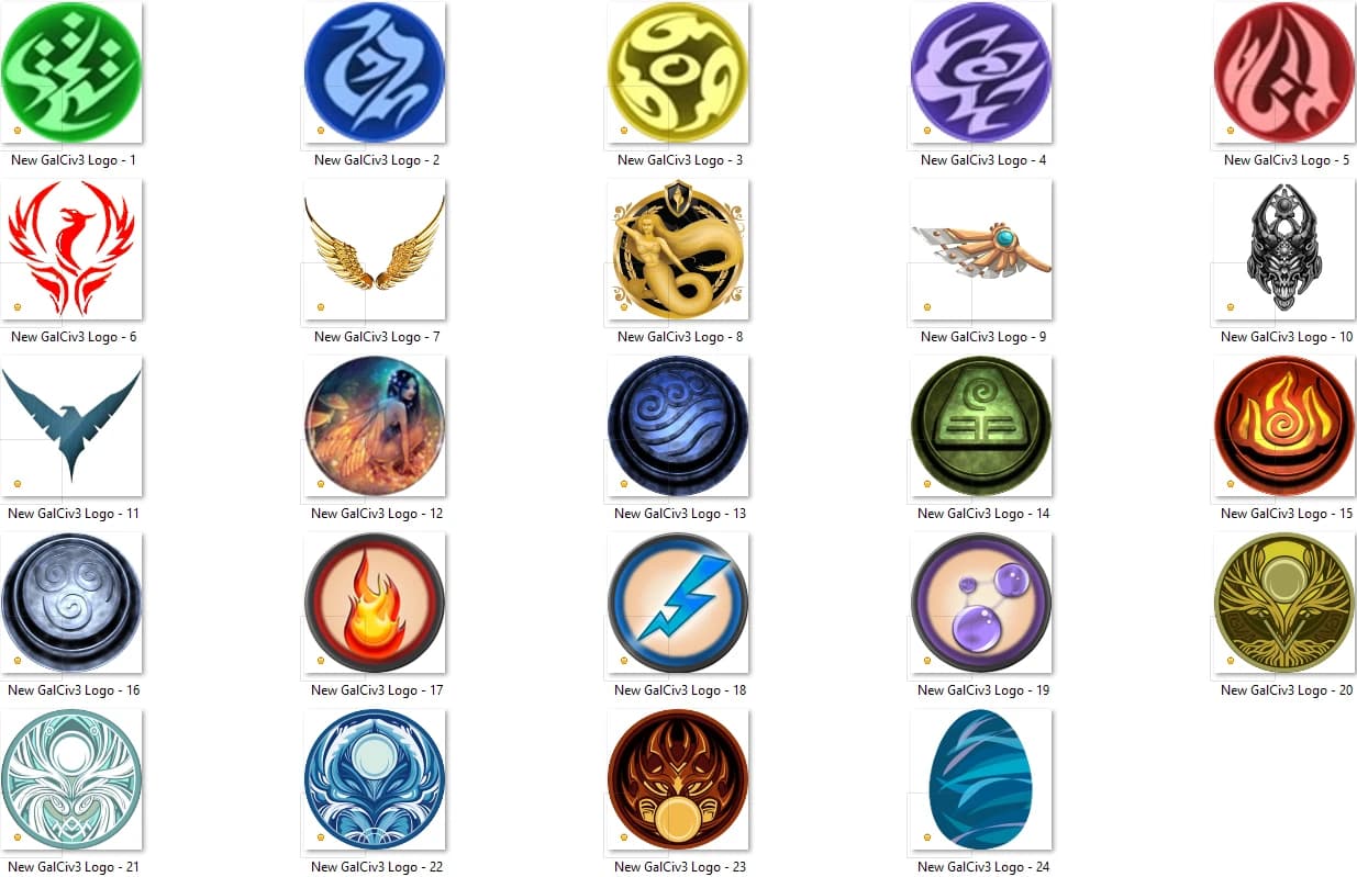 New GalCiv3 Logos