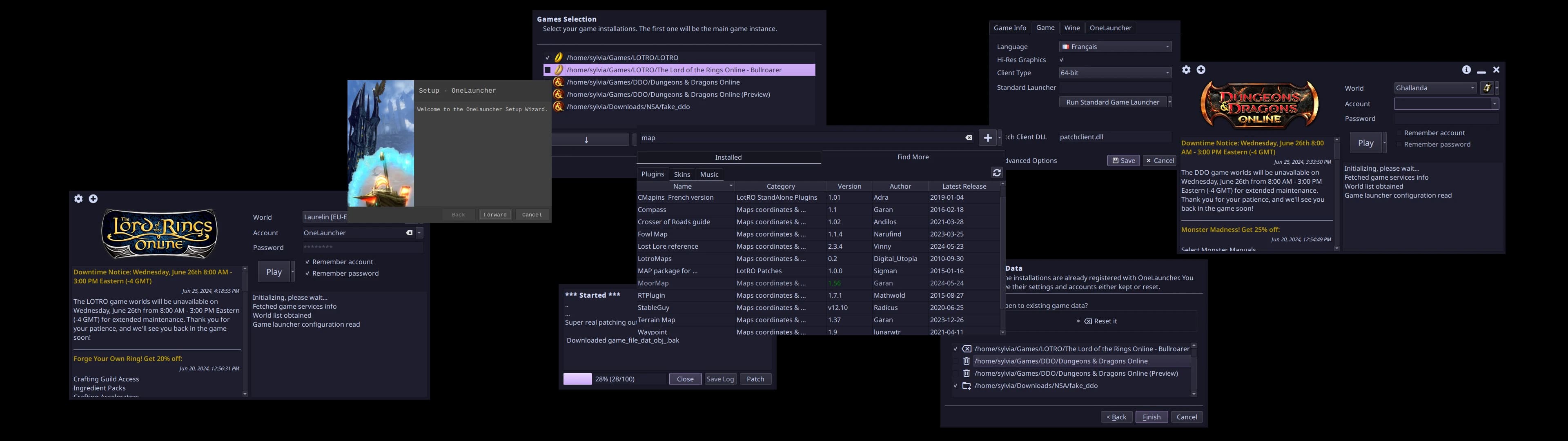 OneLauncher - Launcher and Addons Manager for LOTRO and DDO