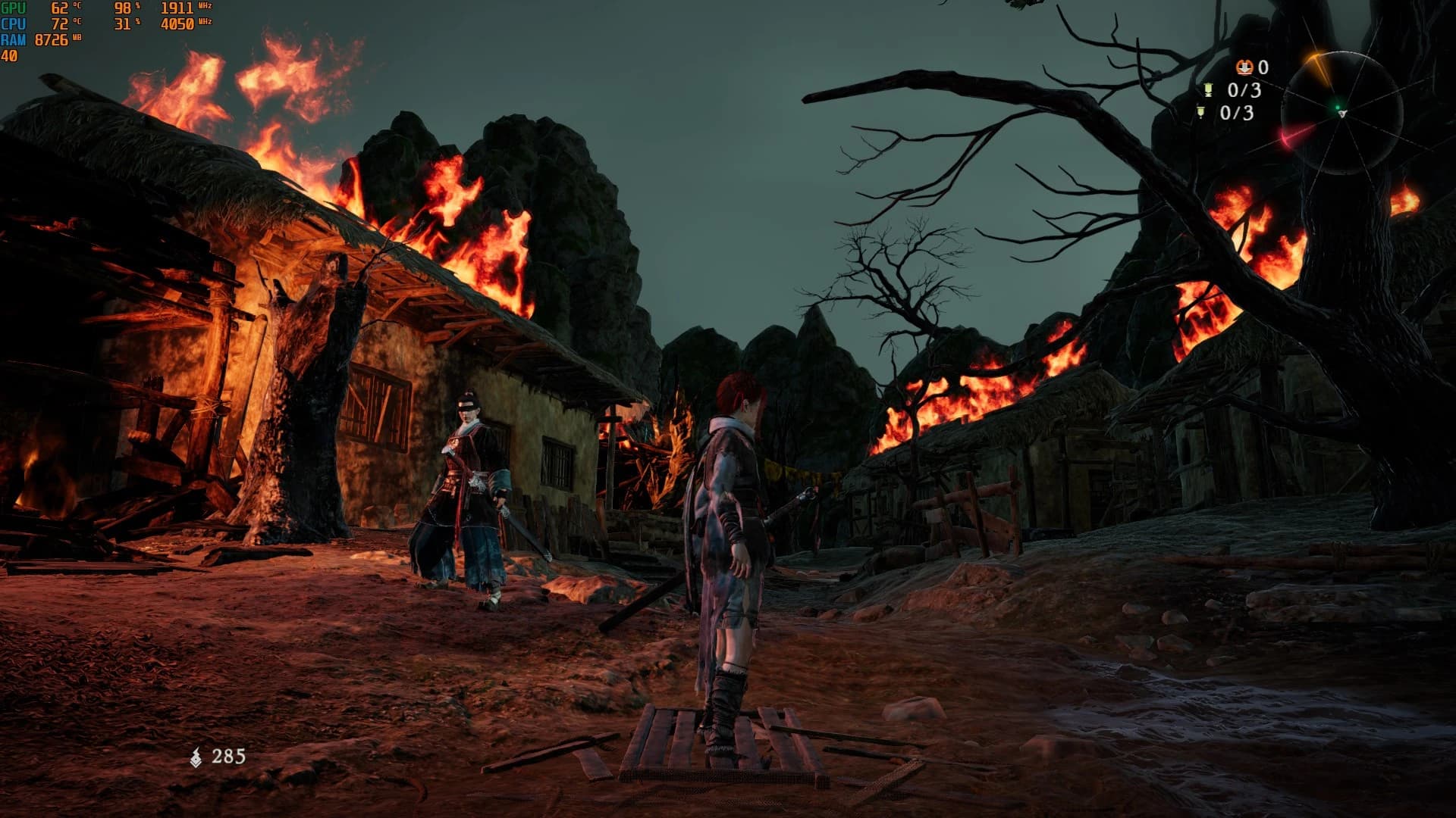 Disable various effects - Performance boost - No fog - no smoke - no bloom - no shadows - no blood splatters and more