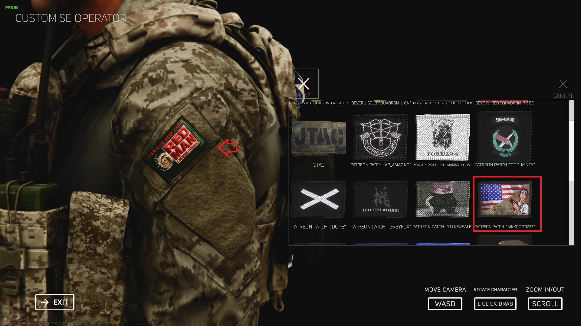 DEVGRU Red Squadron Style Patches
